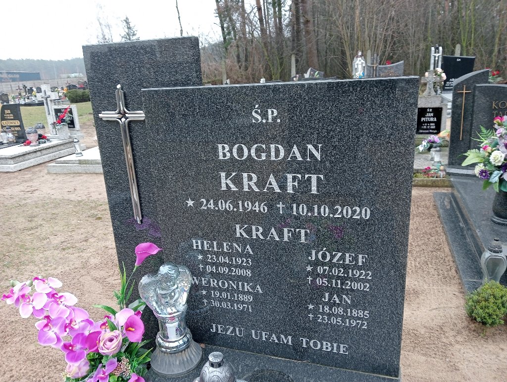 Józef Kraft 1922 Czarnków - Grobonet - Wyszukiwarka osób pochowanych