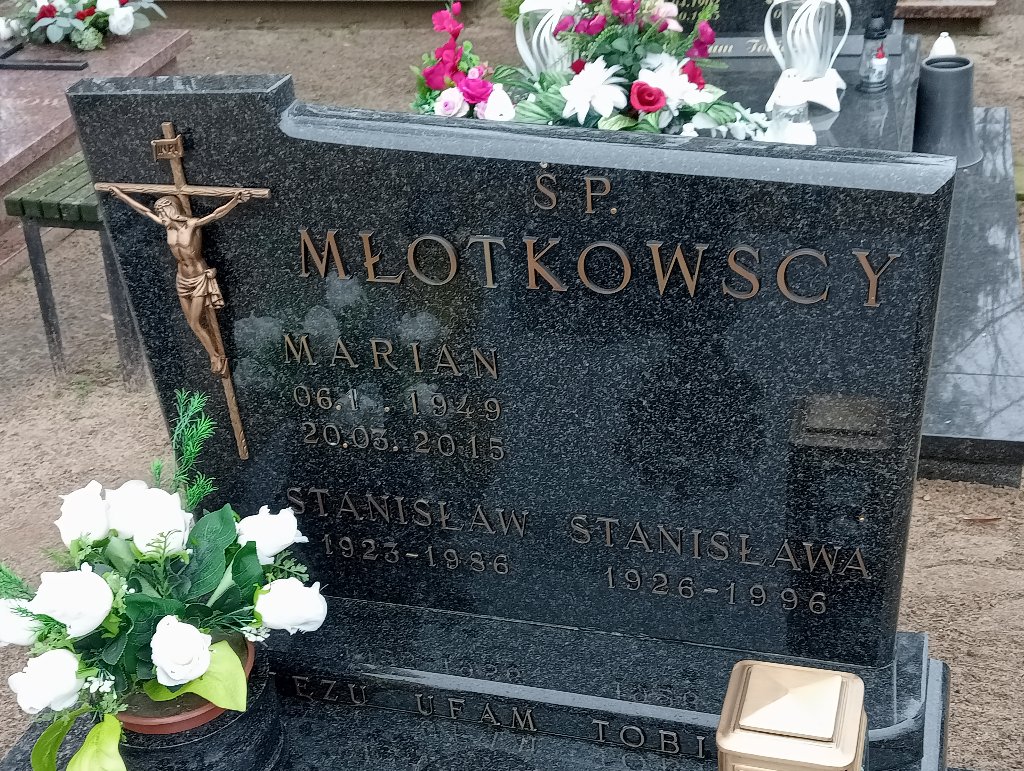 Stanisław Młotkowski 1923 Czarnków - Grobonet - Wyszukiwarka osób pochowanych