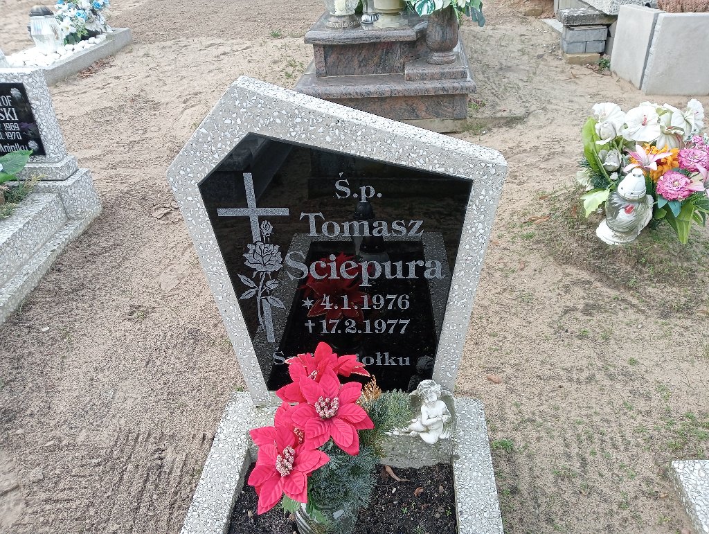 Tomasz Ściepura 1976 Czarnków - Grobonet - Wyszukiwarka osób pochowanych