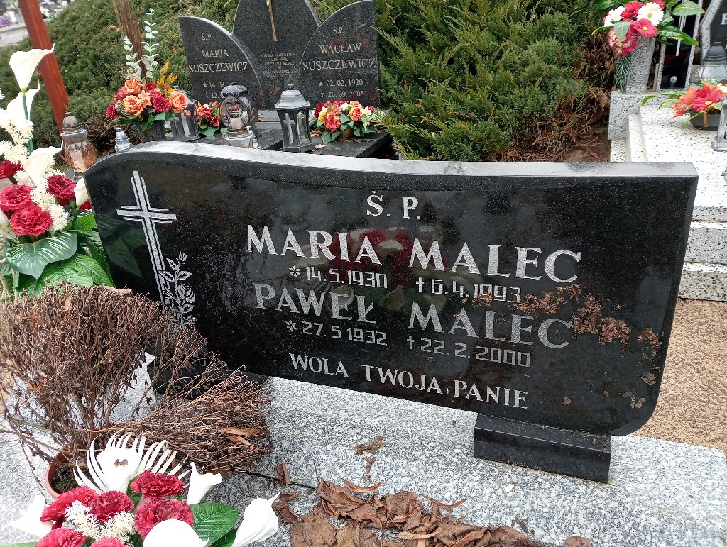 Paweł Malec 1932 Czarnków - Grobonet - Wyszukiwarka osób pochowanych