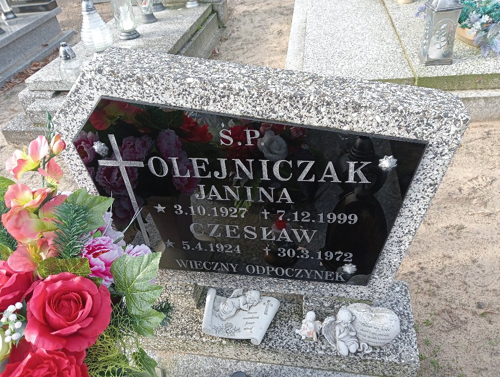 Janina Olejniczak 1927 Czarnków - Grobonet - Wyszukiwarka osób pochowanych