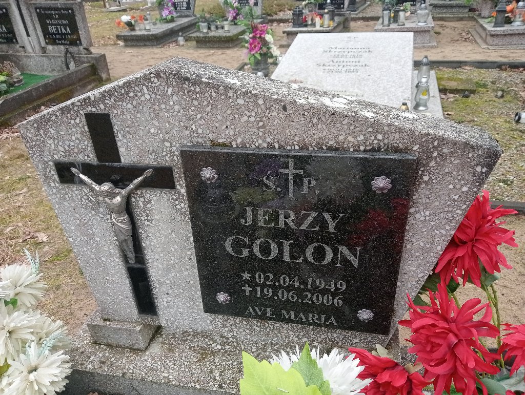 Jerzy Golon 1949 Czarnków - Grobonet - Wyszukiwarka osób pochowanych