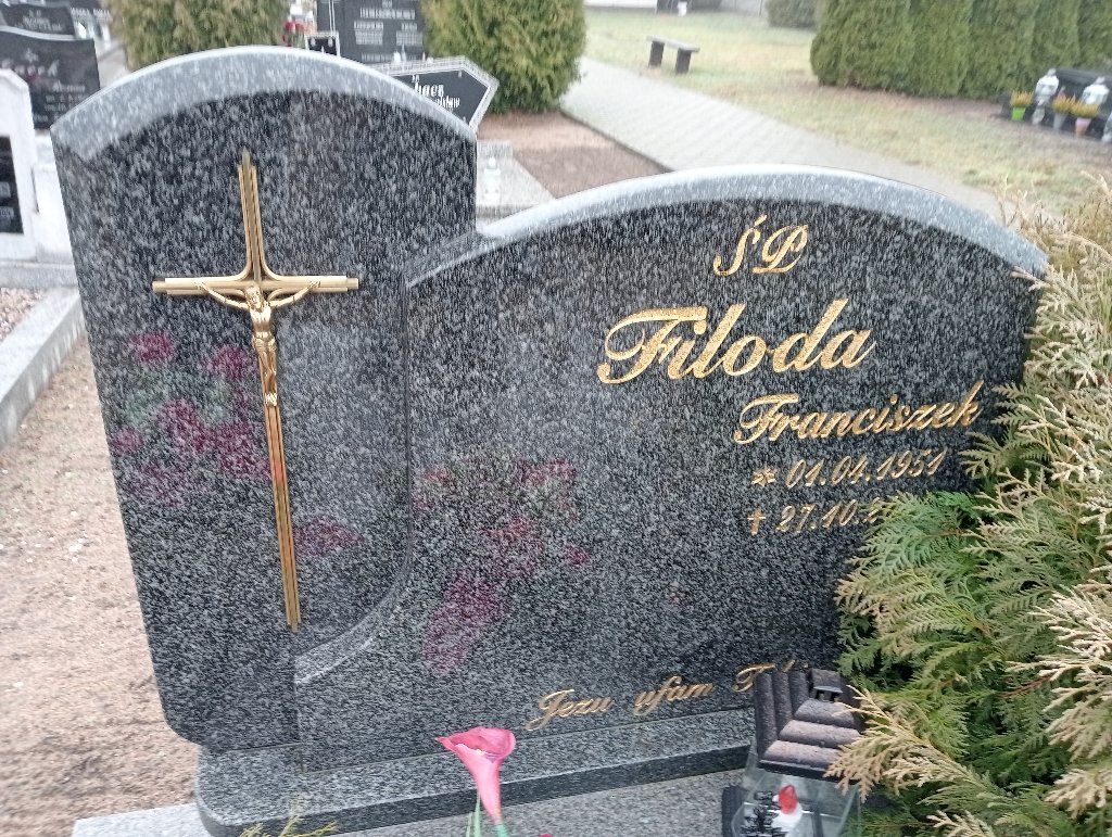 Franciszek Filoda 1951 Czarnków - Grobonet - Wyszukiwarka osób pochowanych