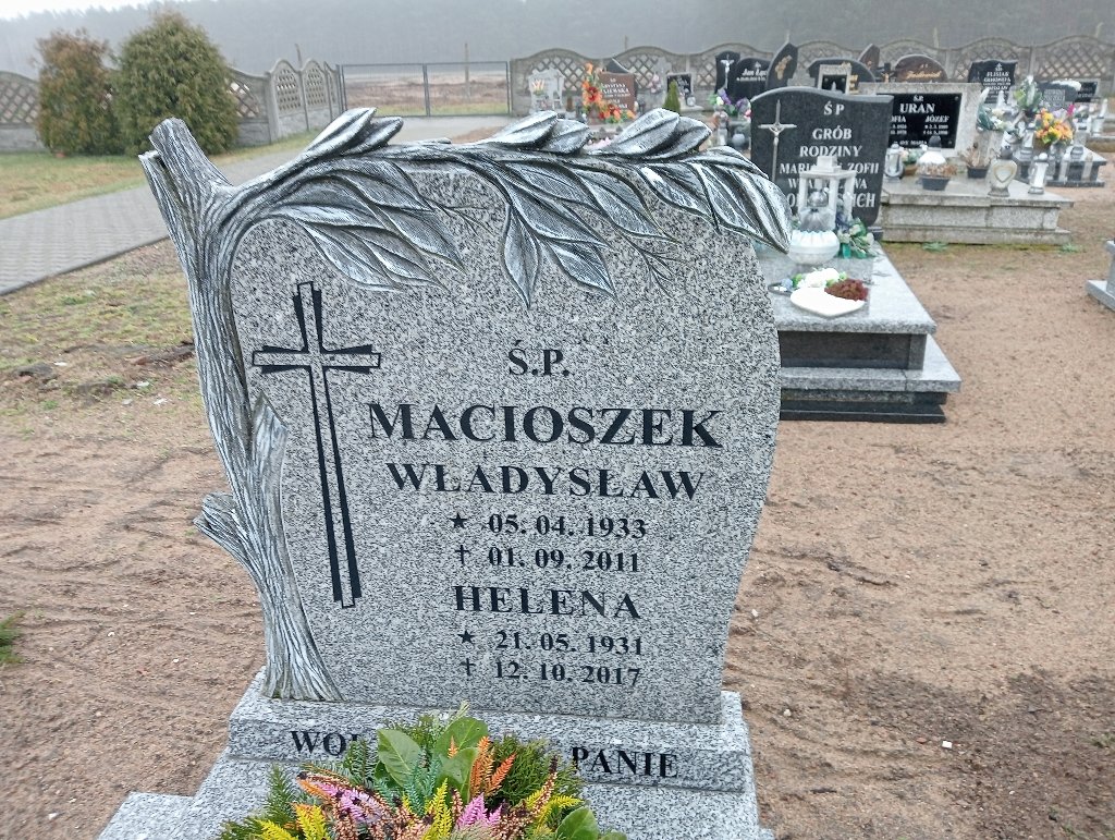 Władysław Macioszek 1933 Czarnków - Grobonet - Wyszukiwarka osób pochowanych