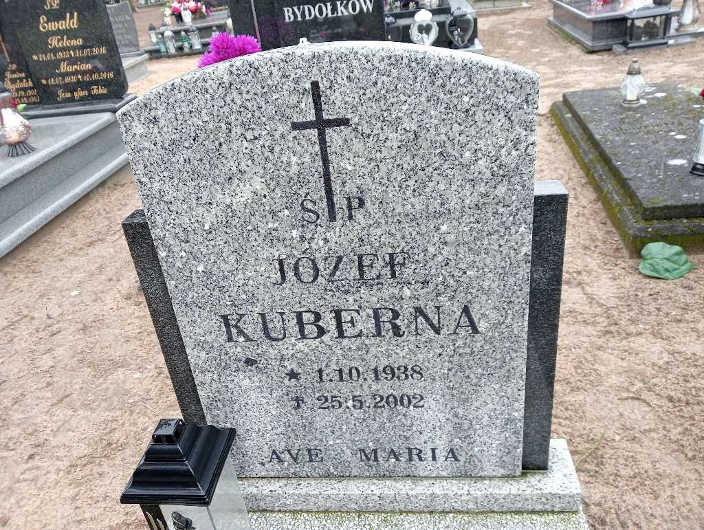 Józef Kuberna 1938 Czarnków - Grobonet - Wyszukiwarka osób pochowanych